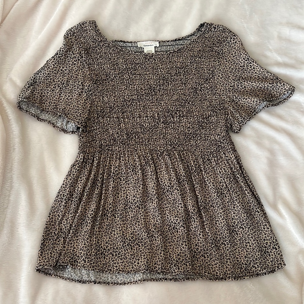 Cute leopard top